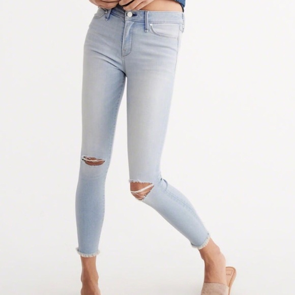 abercrombie ankle jeans